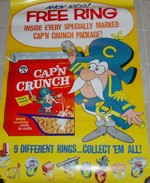 Cap'n Crunch Free Ring Poster