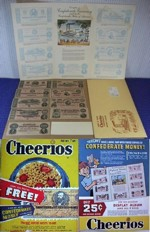 Cheerios Confederate Money