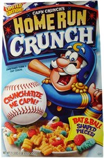 2008 Home Run Crunch Cereal Box