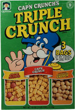 Triple Crunch Cereal Box