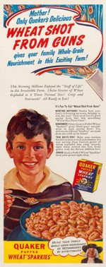 Puffed Wheat Sparkies Advertisement