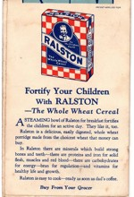 Ralston Whole Wheat Cereal Ad