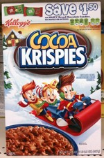 Winter 2010 Cocoa Krispies Box - Front