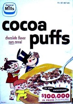 Early 60's Cocoa Puffs Box