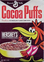 Sonny the Cuckoo Bird Cocoa Puffs Box