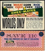 1961 Chex-Mates Coupon