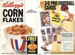 Corn Flakes Football Cards Box